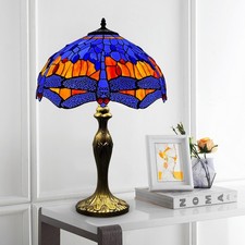 Blue tiffany dragonfly style - tiffany,