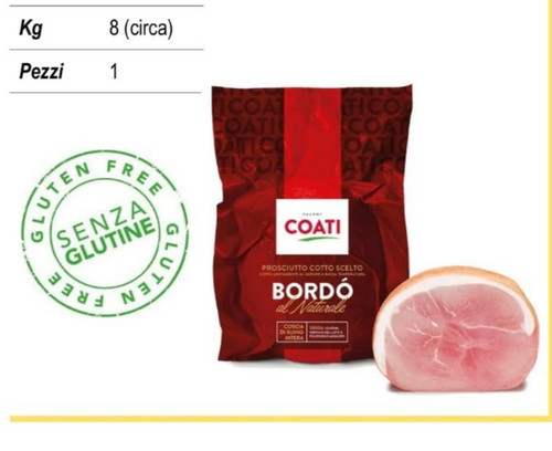 Prosciutto cotto senza glutine - prosciutto,