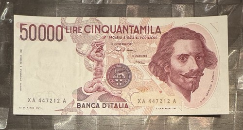 50000 lire bernini - 50000,