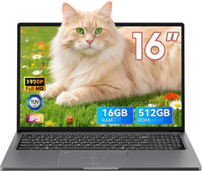 PC Portatile 16'' FHD, 16GB