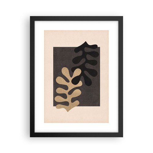 Poster 30x40cm foglie forma - poster,