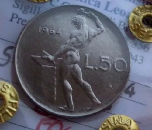 Repubblica italiana lire - repubblica, 50