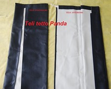 COMPATIBILE FIAT PANDA Sisley - CAFE - TREKKING 2 TOALLAS NEGRO Capote Top Roof