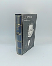 "Poesie e Prose 1 LEOPARDI" Meridiani Mondadori 1998 - 9788804302643 NO EDICOLA