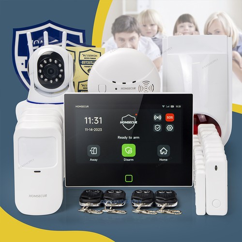 Homsecur wifi sms - 4g, 7''