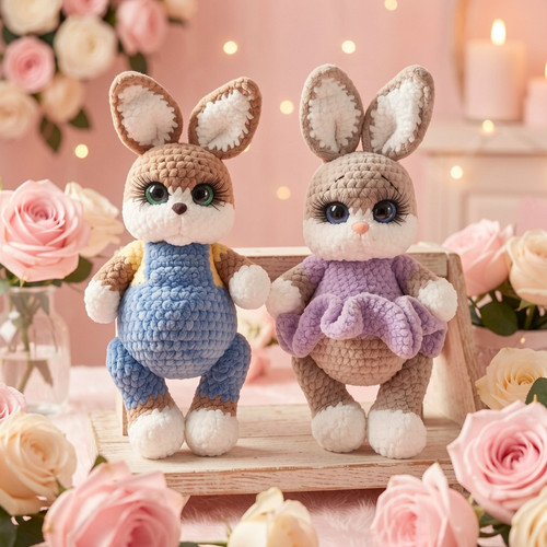 Amigurumi coniglio coniglio