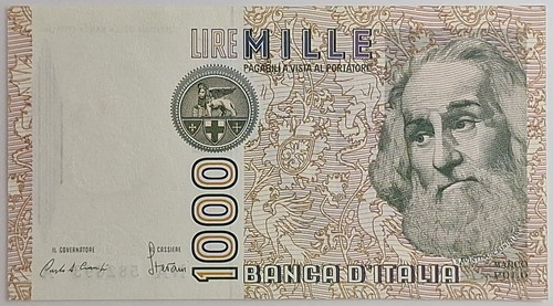 1000 lire marco polo - lire,