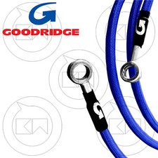 KIT TUBI FRENO IN TRECCIA GOODRIDGE ACCIAIO BLU HONDA CBR1000 RR 2004 2005