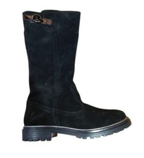 Stivale Alto Pelle Scamosciata