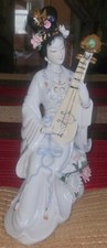 Statua porcellana geisha