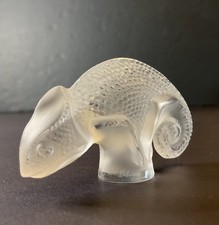 Lalique Frosted Chameleon 1 Of