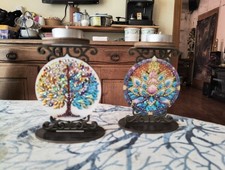 portacandela Decorato A Mano