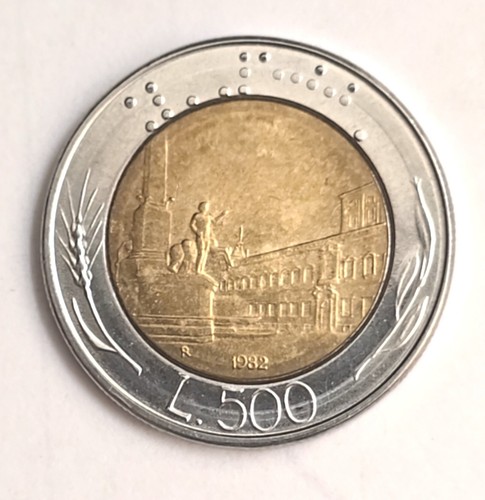 Rarissima moneta 500 - rarissima, lire