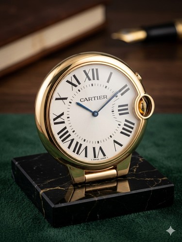 Cartier 3038 alarm clock - cartier,