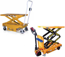 PIATTAFORMA ELETTRICHE CARRELLO DI SOLLEVAMENTO A PANTOGRAFO A BATTERIA 1000 KG