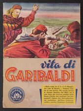 ALBUM FIGURINE " VITA DI GARIBALDI " LAMPO 1955 COMPLETO MOLTO BELLO