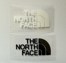 4 x The North Face Transfers 5 cm x 2,5 cm loghi sportivi ferro su bianco o nero