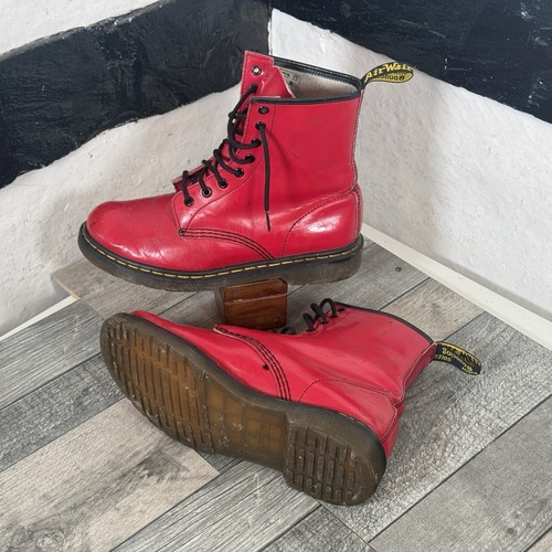 Stivali doctor martens rosso - doctor,