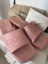 CHAUSSURES GUCCI PINK SLIDES