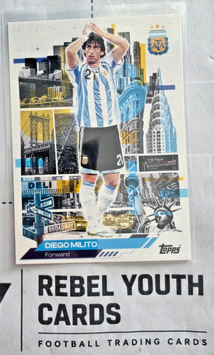 Diego milito topps - topps, argentina