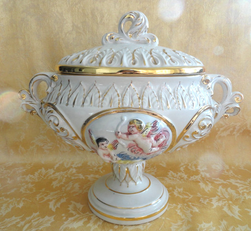 Cherubino porcellana vintage