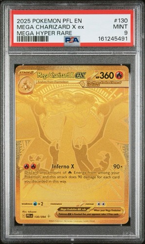 Psa mint pokemon mega - 9,