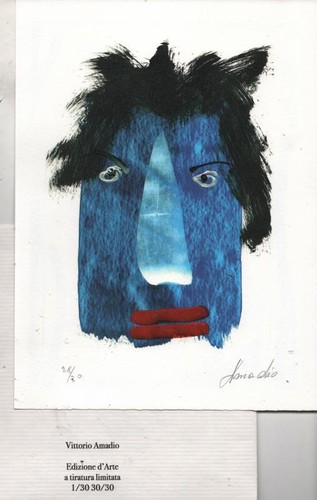 Vittorio amadio litografia - vittorio,