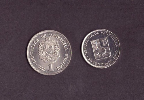 Monete venezuela 1 bolivar - monete,