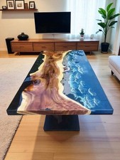 Tavolo fiume resina epossidica