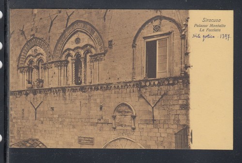 Cartolina siracusa palazzo - siracusa,