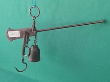 ANTICA BILANCIA PESA STADERA FERRO BATTUTO ROMANO IN FERRO PESATA 22 KG. CA32