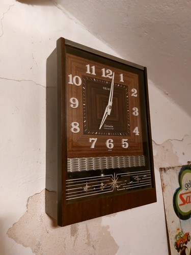 Seiko pendola vintage sonola - vintage,