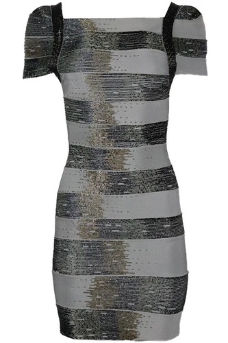 Herve leger mini abito fascia - mini,