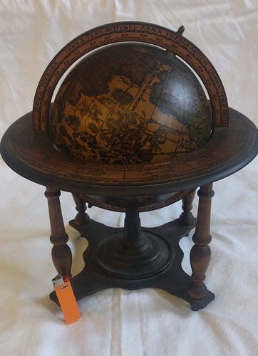 Mappamondo vintage made - vintage,