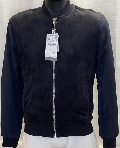 Giubbotto bomber uomo - zara, blu