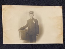Man In Uniform Occupation RPPC