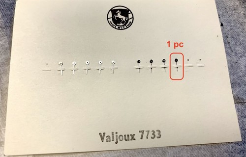 Valjoux 7733 7730 7734 nos - 7733, 1pc