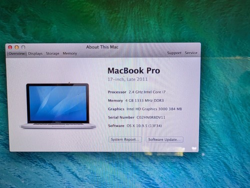 Apple macbook pro a1297 - macbook,