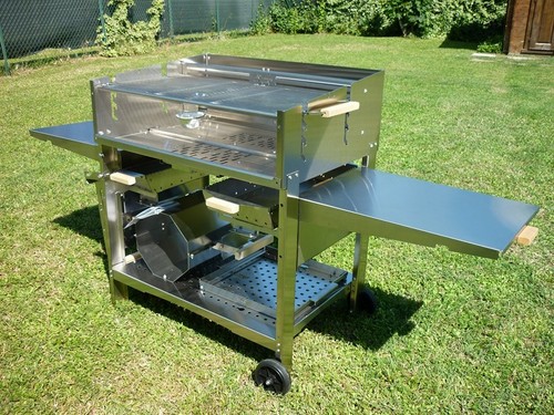 Barbecue legna carbonella - a,