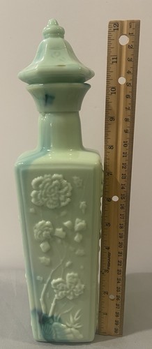 Vintage mint green - vintage, glass