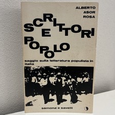 Asor Rosa Scrittori e popolo