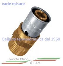 RACCORDO MULTISTRATO MASCHIO PRESSARE TUBO MULTISTRATO MADE ITALY varie misure