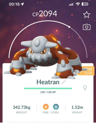 Heatran 2018 2019 pokemon - heatran,