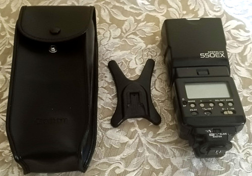 Flash canon speedlite - flash, 550ex