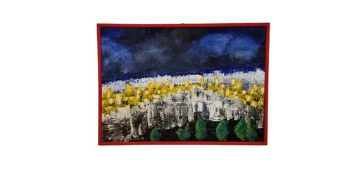 Quadro olio tela - olio, a