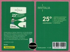ITALIA 2025 INVITALIA Agenzia Investimenti Sviluppo TESSERA FILATELICA