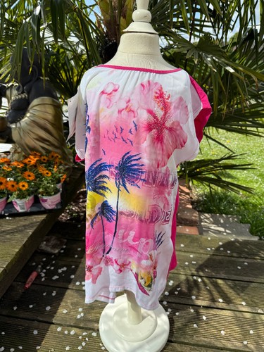 Maglia miss blumarine palme - maglia, blumarine,