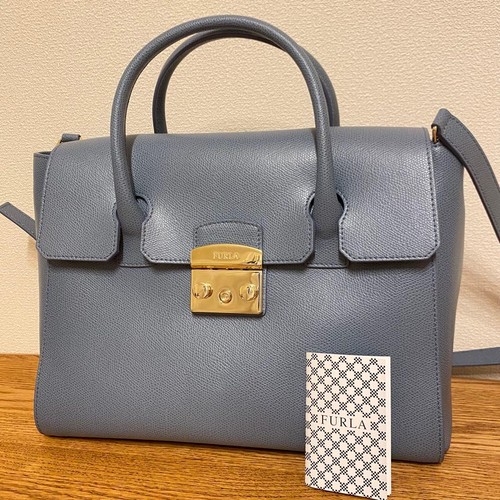 Furla metropolis leather blue - furla,