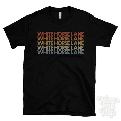 Maglietta white horse lane - maglietta,