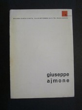 GIUSEPPE AJMONE  - CATALOGO MOSTRA GALLERIA ROTTA - GENOVA - 1963
